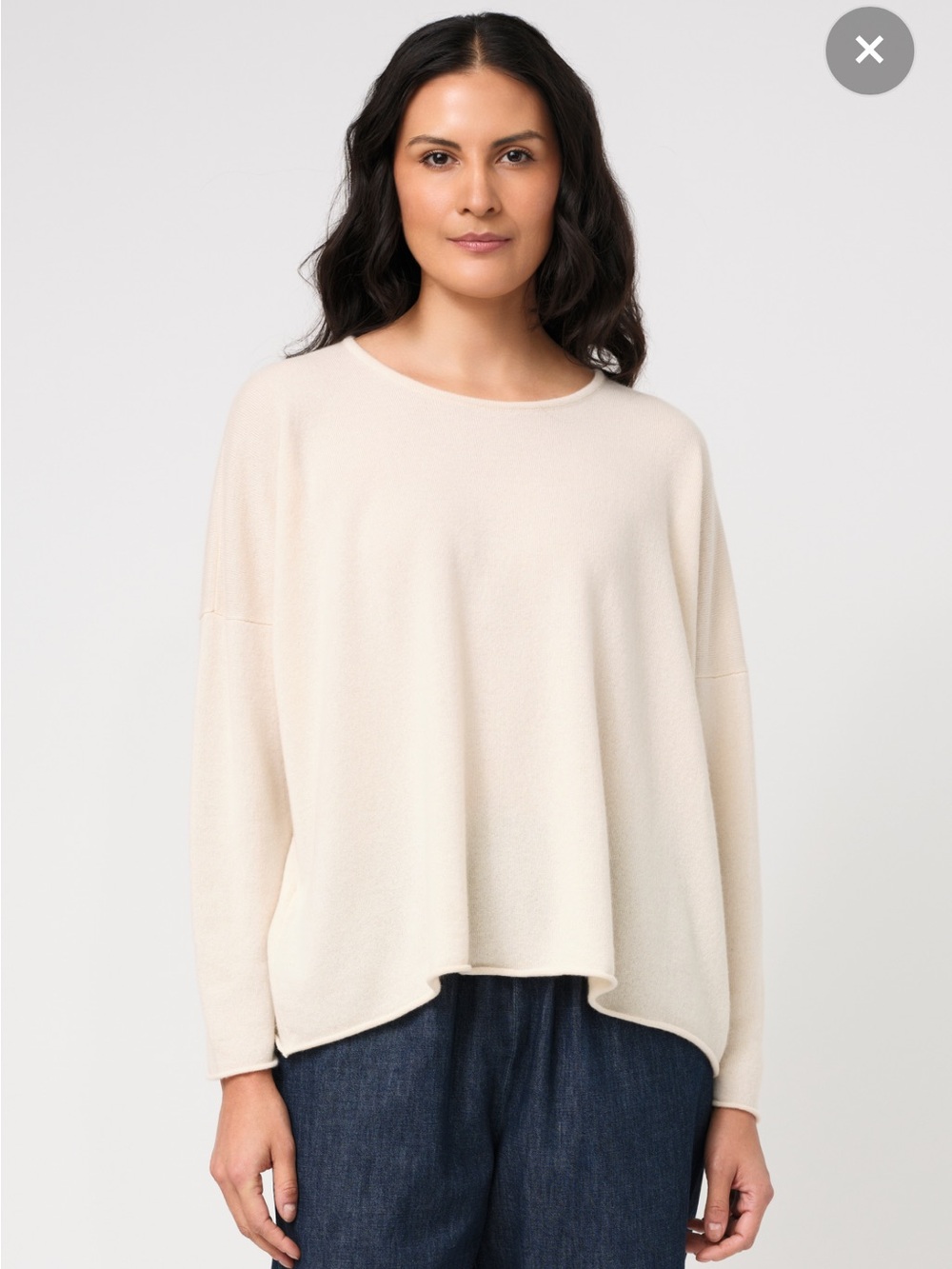 eskandar Cashmere Rolled Edge
Rounded Bateau Neck